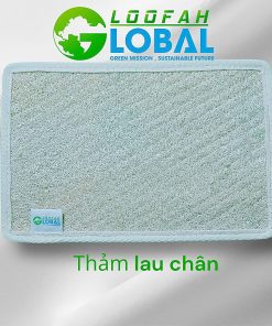 Thảm xơ mướp lau chân