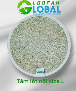 Tấm lót nồi xơ mướp Size L