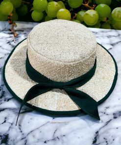 Mũ vành thời trang làm từ xơ mướp