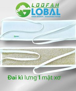 Đai kỳ lưng một mặt xơ mướp