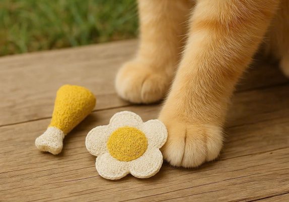 Đồ chơi cho thú cưng bằng xơ mướp Loofah Global, tại sao không?